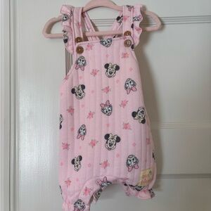 3-6M Baby Girl Minnie Mouse Overalls